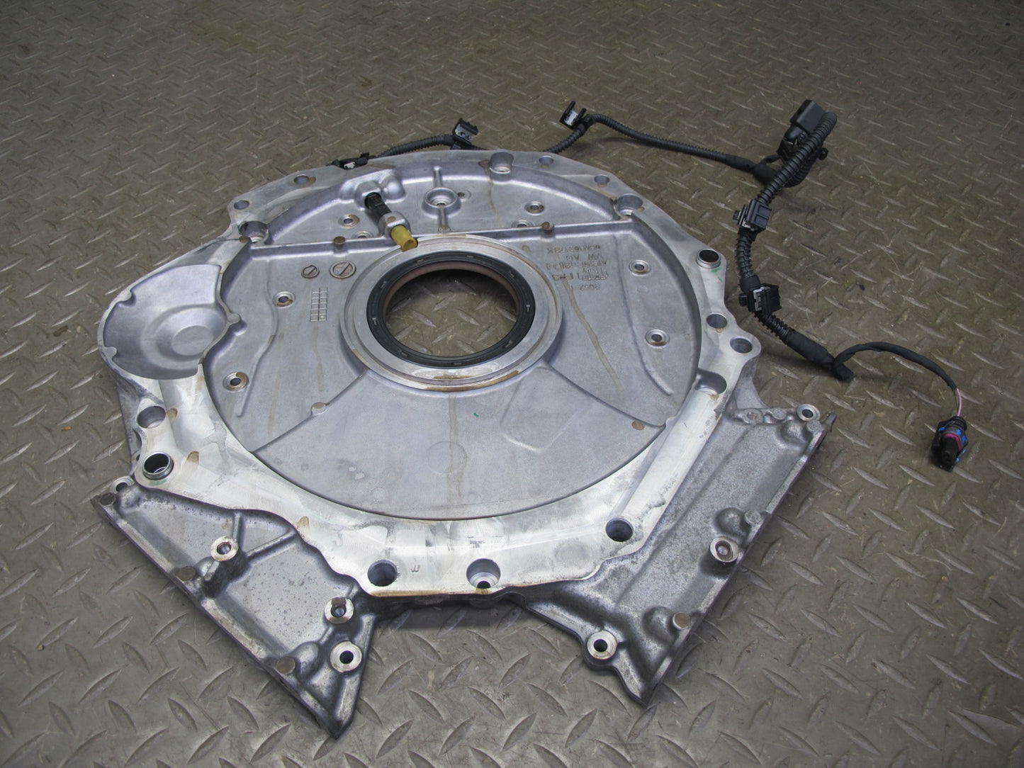 17-23 Porsche Panamera 971 2.9L Engine Rear Timing Plate Cover 06M103173K