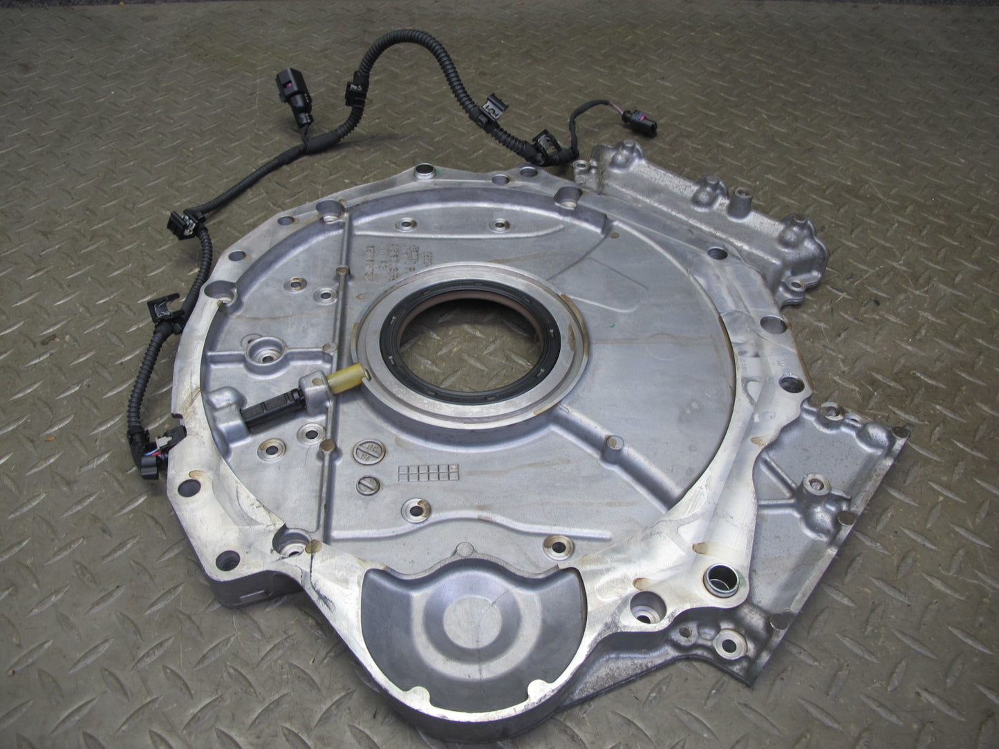 17-23 Porsche Panamera 971 2.9L Engine Rear Timing Plate Cover 06M103173K