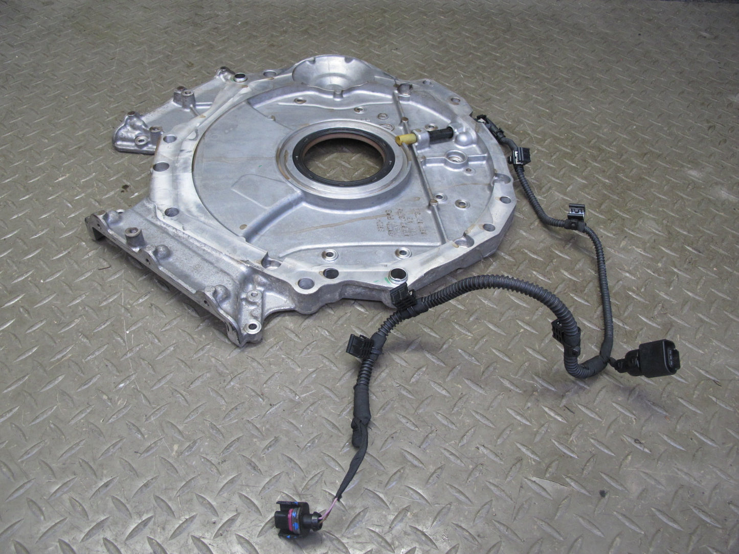 17-23 Porsche Panamera 971 2.9L Engine Rear Timing Plate Cover 06M103173K