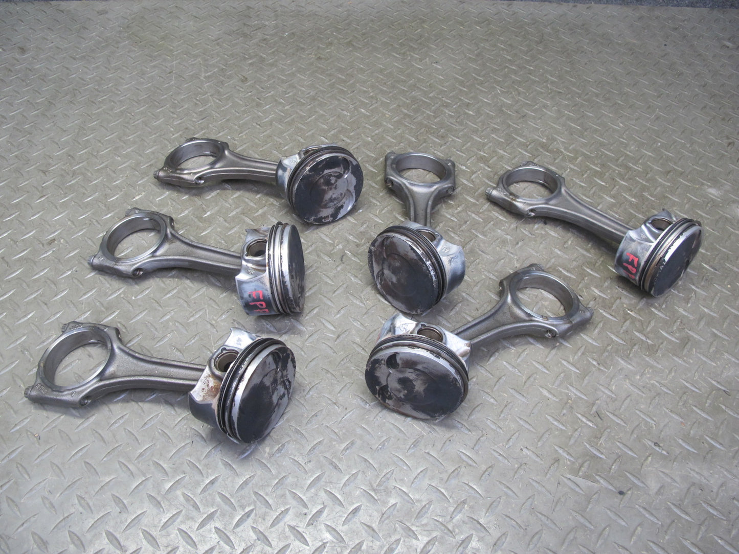 17-23 Porsche Panamera 971 2.9L Engine Piston Connecting  Rod Set of 6 43k Miles