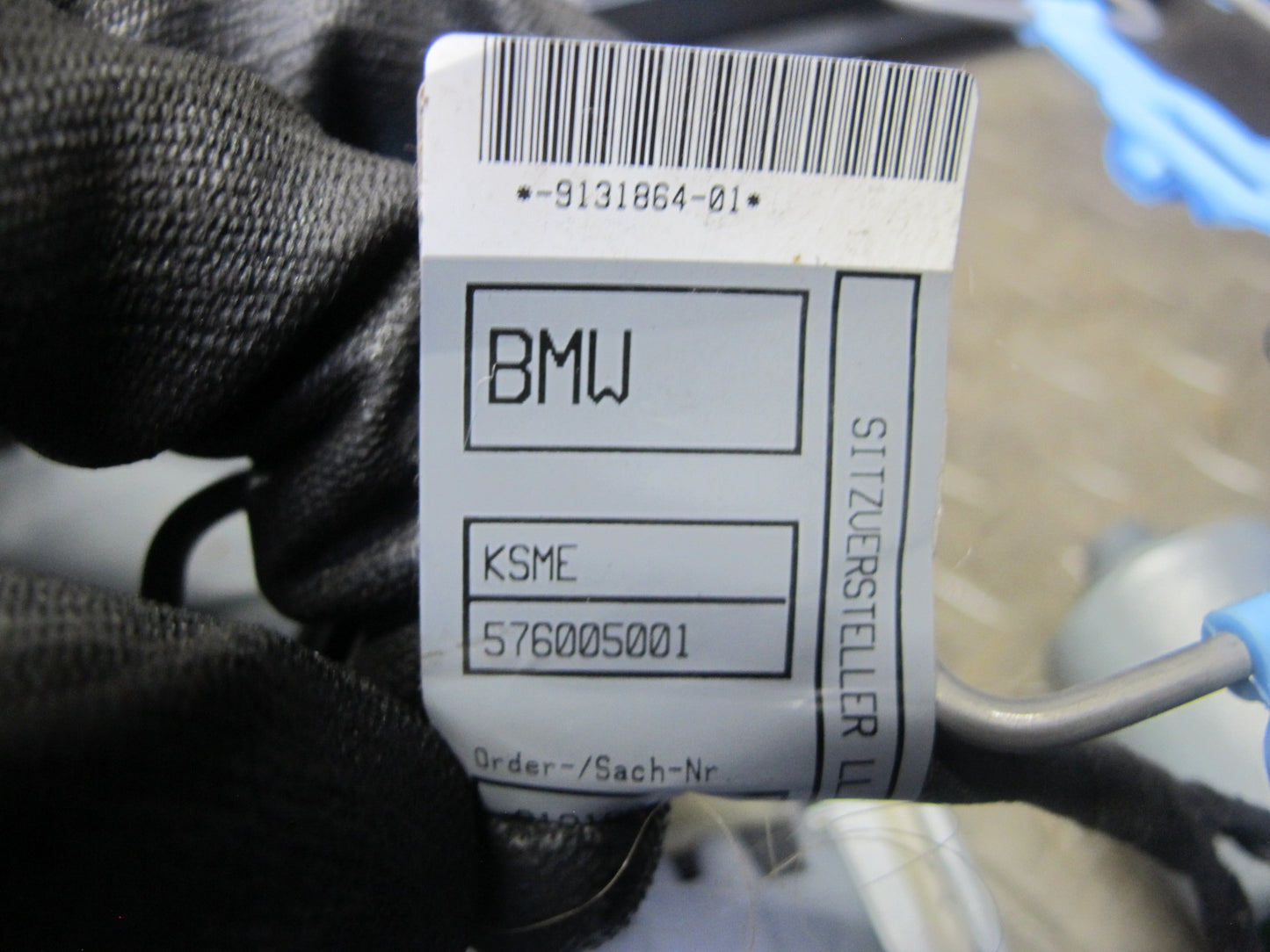 07-13 BMW E93 335i Conv Front Left Sport Seat Lower Frame Track Rail w Motor OEM