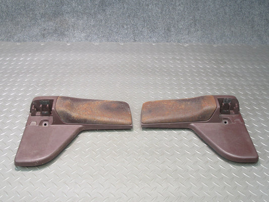 86-92 Toyota Supra MA70L Rear Left & Right Speaker Trim Cover Set Maroon OEM