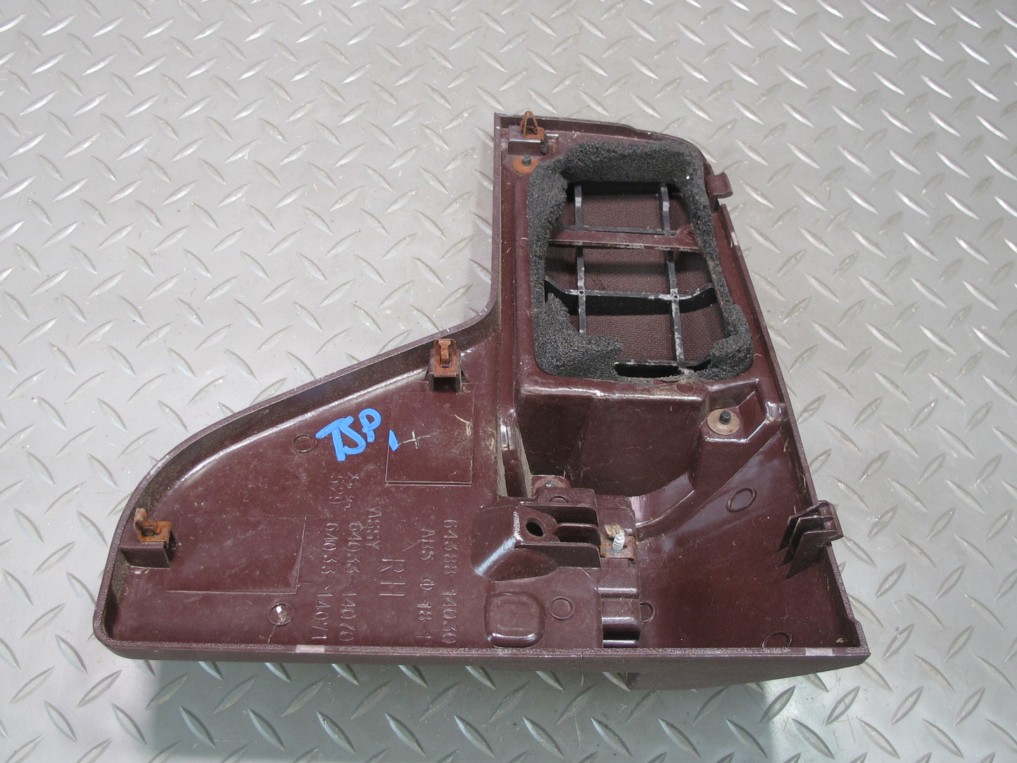 86-92 Toyota Supra MA70L Rear Left & Right Speaker Trim Cover Set Maroon OEM