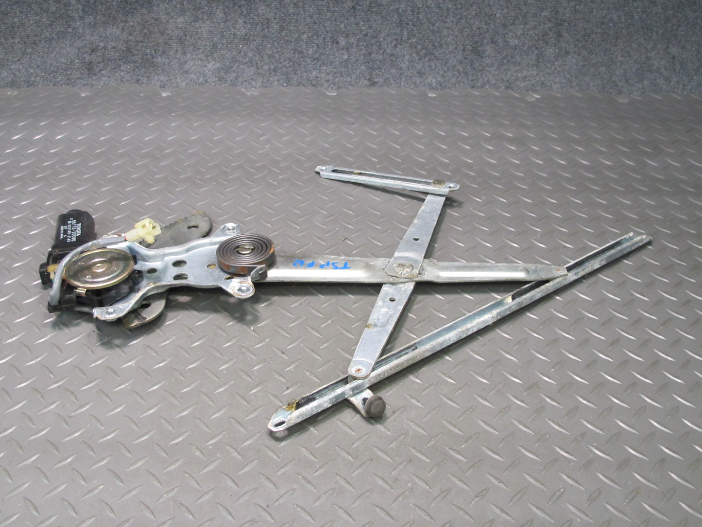 86-92 Toyota Supra MK3 Front Right Passenger Door Window Regulator & Motor OEM