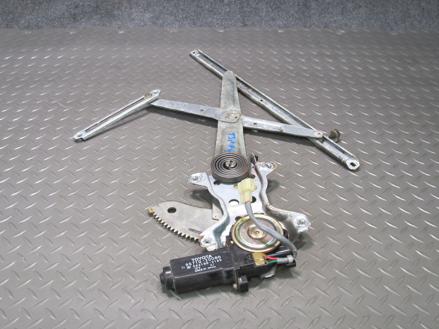 86-92 Toyota Supra MK3 Front Right Passenger Door Window Regulator & Motor OEM