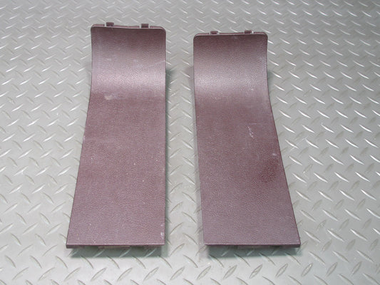 86-92 Toyota Supra MA70L Trunk Tail Light Access Cover Trim Panel Maroon OEM