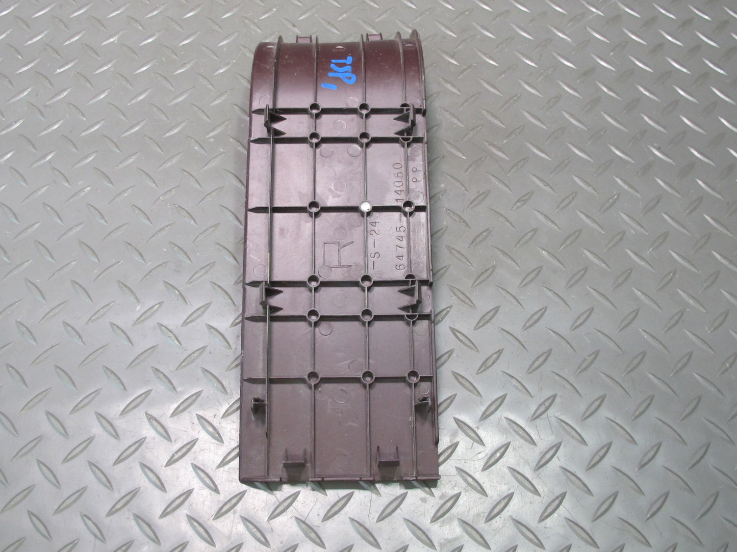86-92 Toyota Supra MA70L Trunk Tail Light Access Cover Trim Panel Maroon OEM