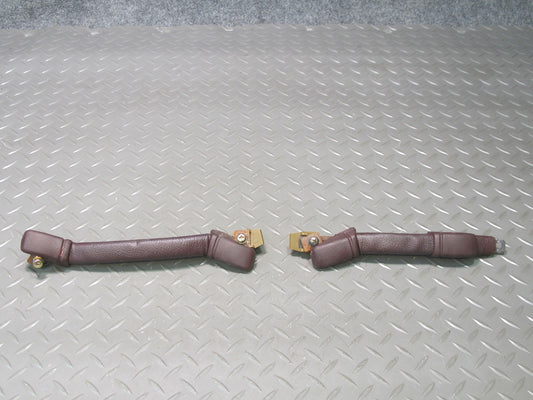 86-92 Toyota Supra MA70L Set of 2 Left & Right A Pillar Grab Handle Maroon OEM