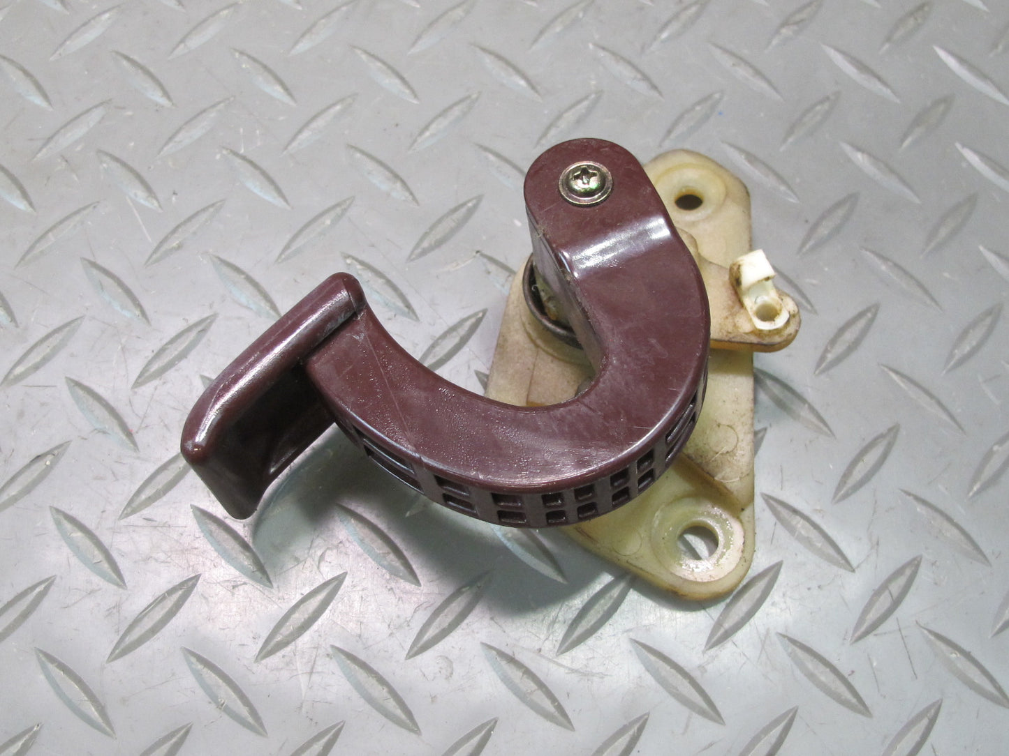 86-92 Toyota Supra MK3 MA70L Front Right Interior Door Handle Maroon OEM