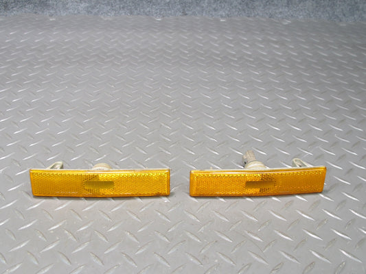 86-92 Toyota Supra MK3 Front Left & Right Fender Marker Light Lamp Set OEM