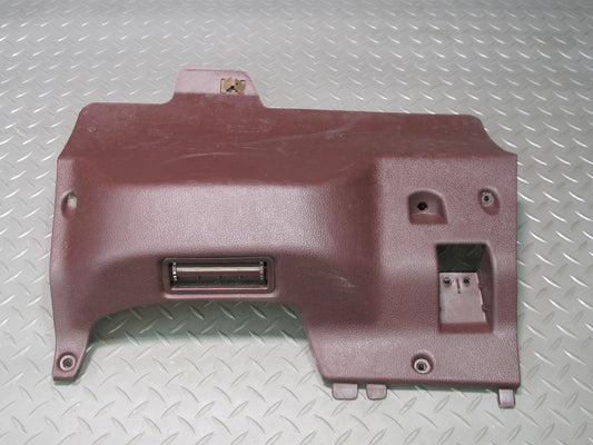 86-89 Toyota Supra MK3 Front Left Lower Knee Trim Panel Cover Maroon OEM