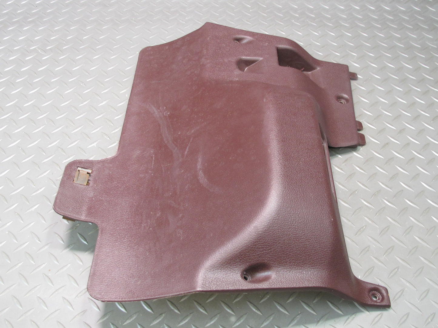 86-89 Toyota Supra MK3 Front Left Lower Knee Trim Panel Cover Maroon OEM