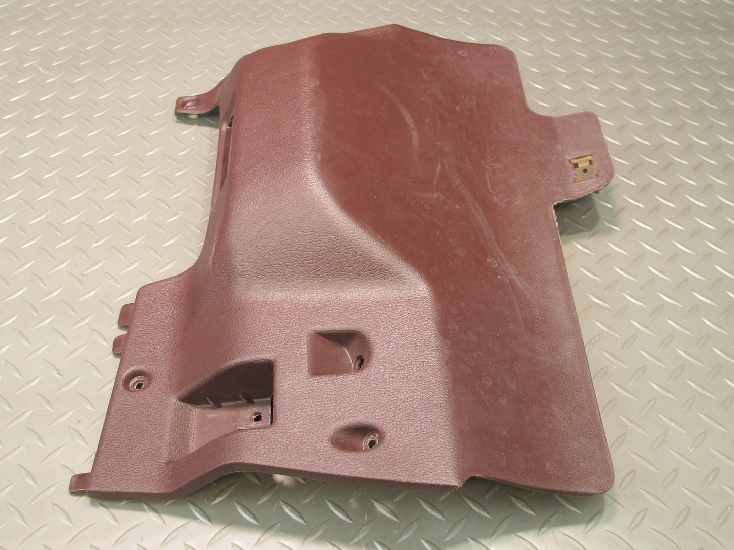 86-89 Toyota Supra MK3 Front Left Lower Knee Trim Panel Cover Maroon OEM
