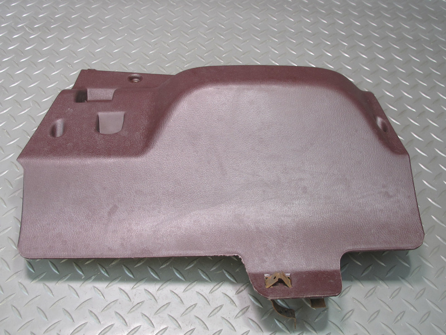 86-89 Toyota Supra MK3 Front Left Lower Knee Trim Panel Cover Maroon OEM