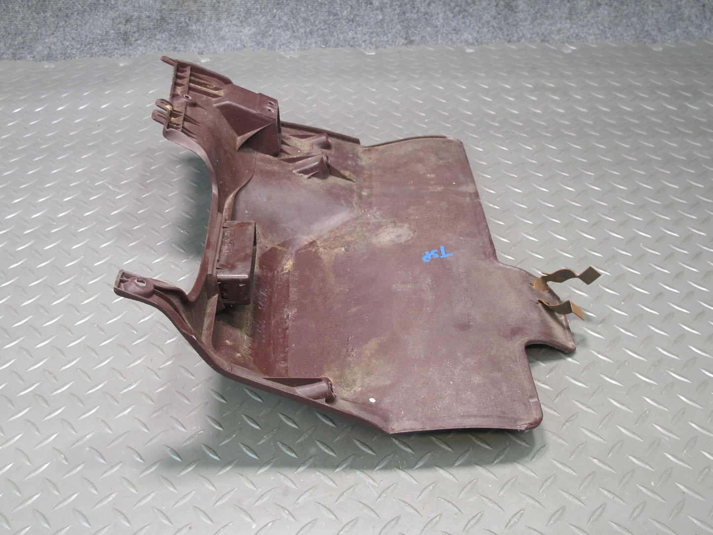 86-89 Toyota Supra MK3 Front Left Lower Knee Trim Panel Cover Maroon OEM