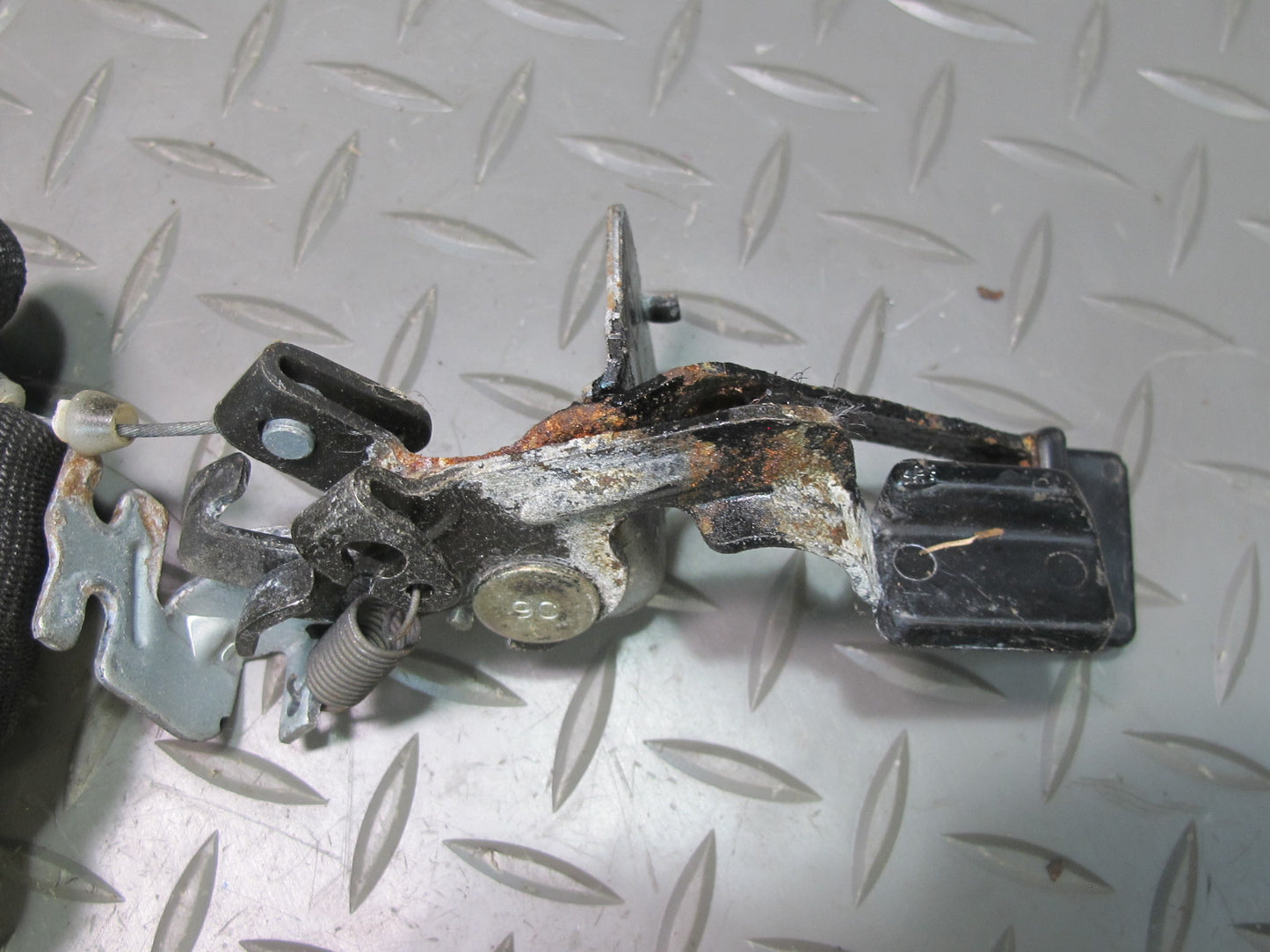 86-92 Toyota Supra MK3 Fuel Door Trunk Open Release Handle Cable Lock Latch OEM