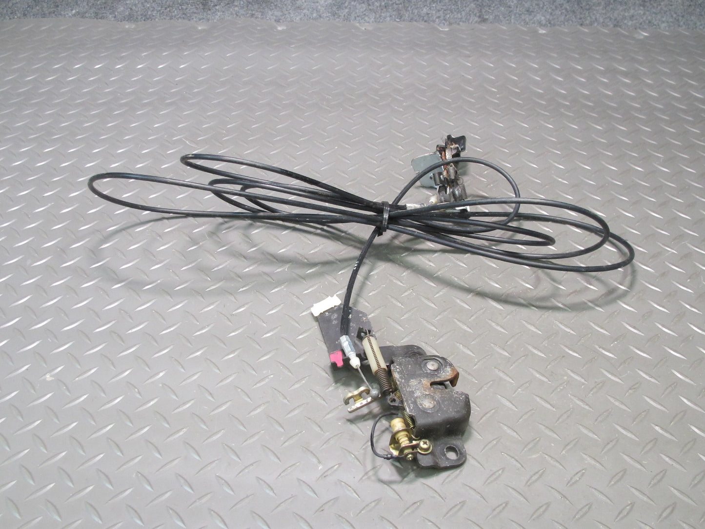 86-92 Toyota Supra MK3 Fuel Door Trunk Open Release Handle Cable Lock Latch OEM