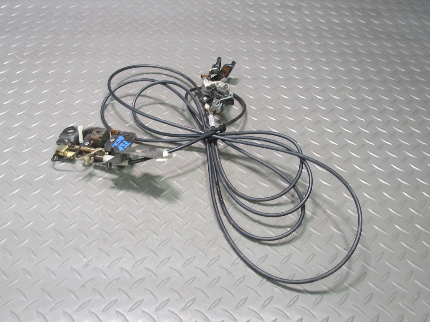 86-92 Toyota Supra MK3 Fuel Door Trunk Open Release Handle Cable Lock Latch OEM