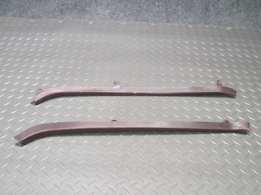 86-92 Toyota Supra MK3 Set of 2 Front Left & Right Door Trim Cover Maroon OEM