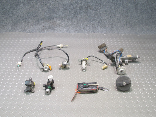 92-94 Lexus SC300 SC400 A/T Ignition Trunk Door Glove Lock KEY Fuel Cap Set OEM