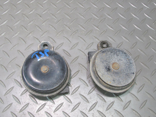 86-92 Toyota Supra MA70L MK3 Set of 2 High & Low Tone Note Pitch Horn Signal OEM