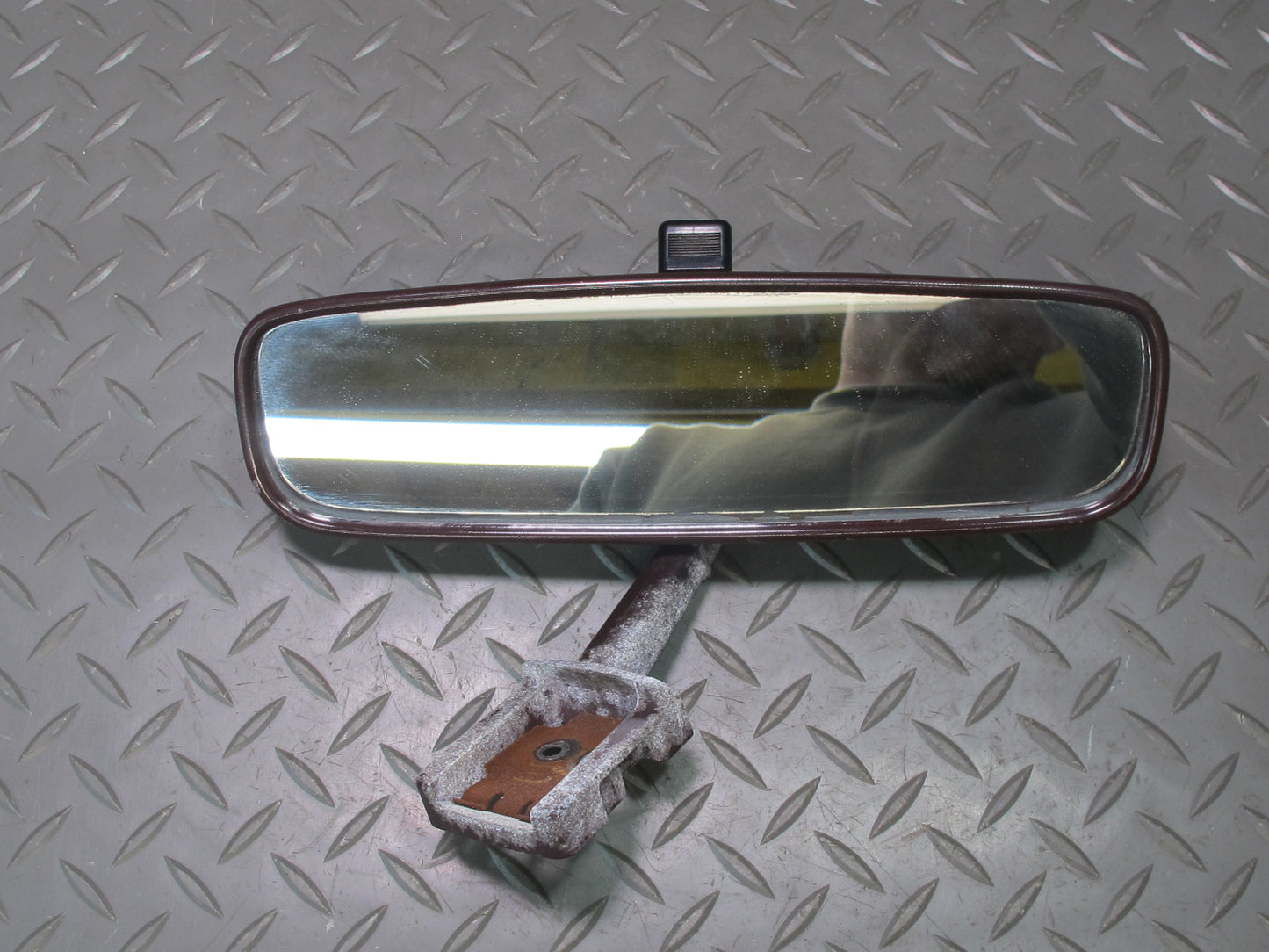 86-92 Toyota Supra MK3 MA70L Manual Dimming Interior Rear View Mirror Maroon OEM