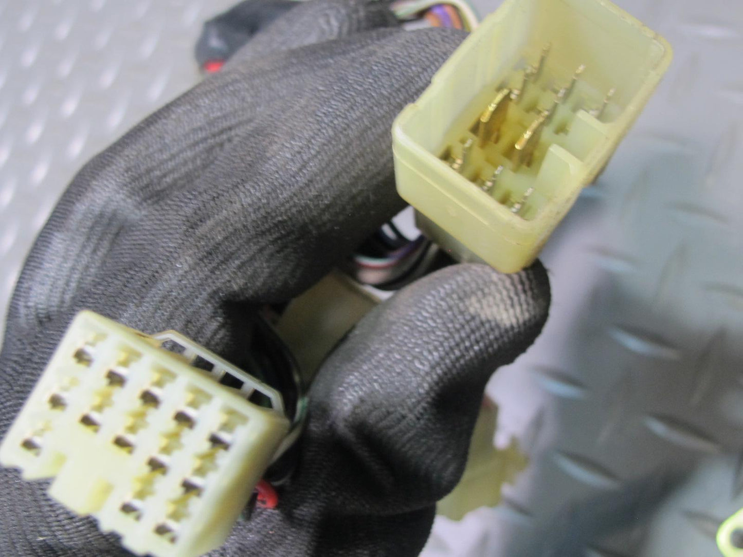 86-92 Toyota Supra MK3 Set of 4 Heater Core Vent Flap Actuator Sensor w Wire OEM