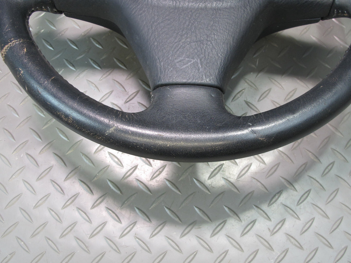 89-90 Toyota Supra MA70L Leather Steering w Horn Pad & Cruise Switch Black OEM