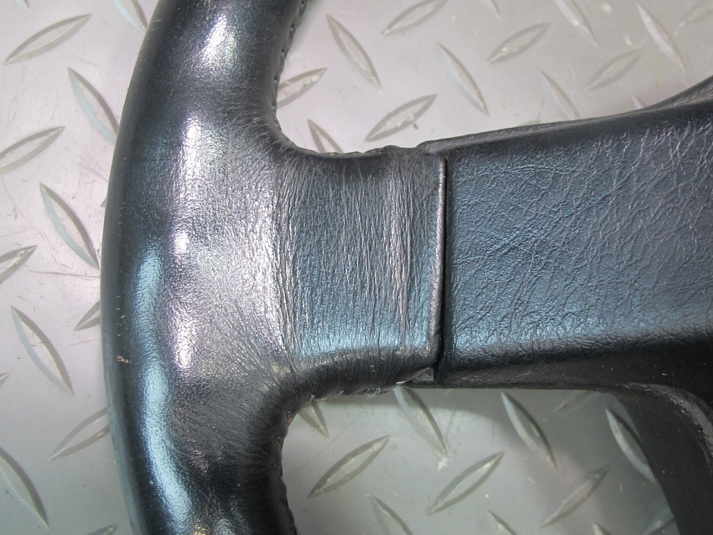 89-90 Toyota Supra MA70L Leather Steering w Horn Pad & Cruise Switch Black OEM