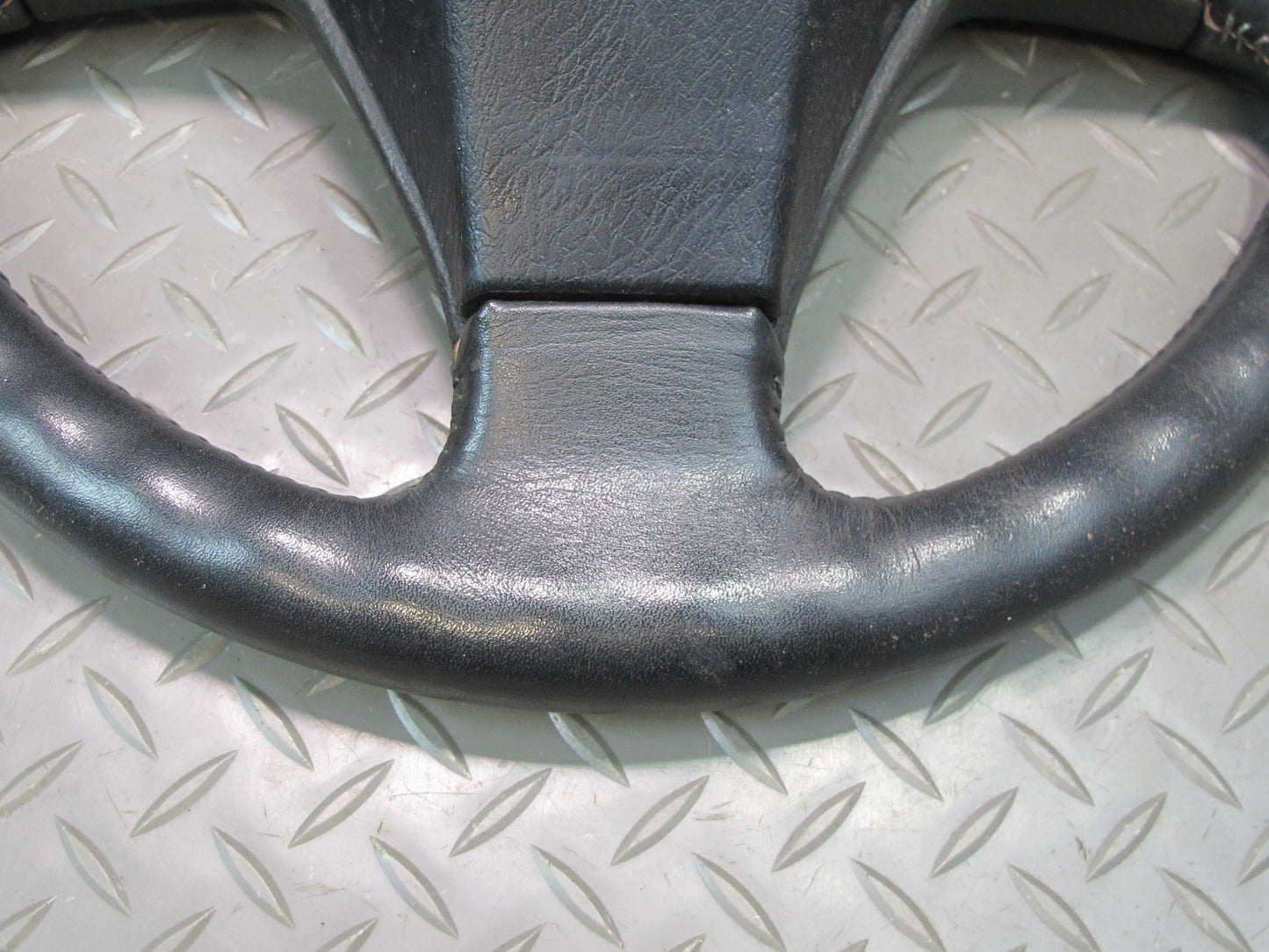 89-90 Toyota Supra MA70L Leather Steering w Horn Pad & Cruise Switch Black OEM