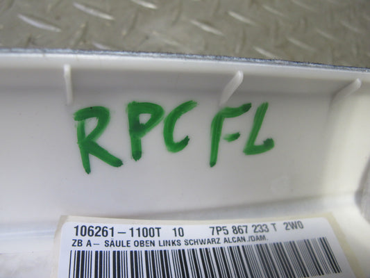 11-18 Porsche Cayenne 958 Front Right & Left Side A Pillar Trim Cover Panel Set