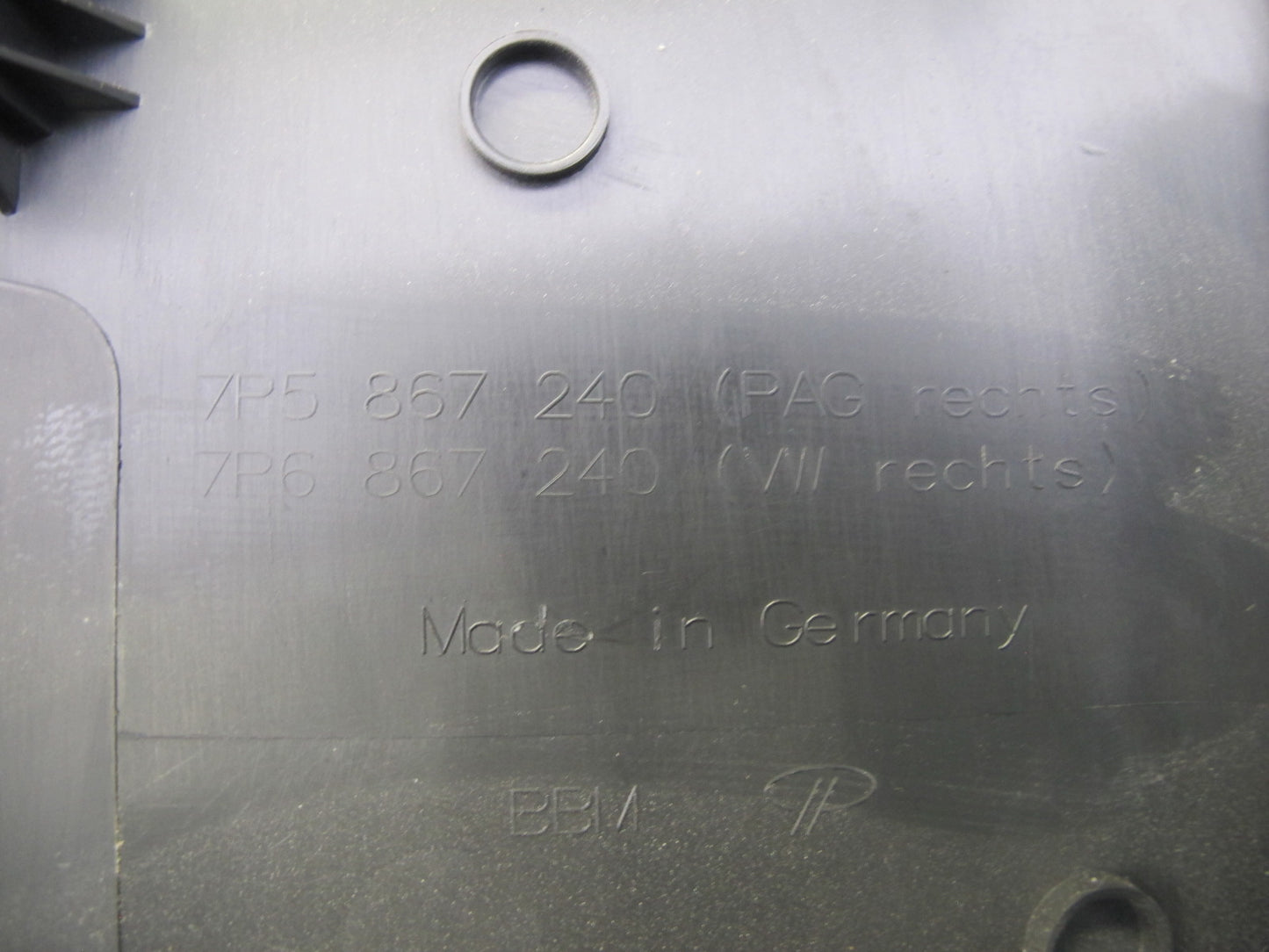 11-18 Porsche Cayenne 958 Right Left Side Upper B Pillar Trim Cover Panel Set