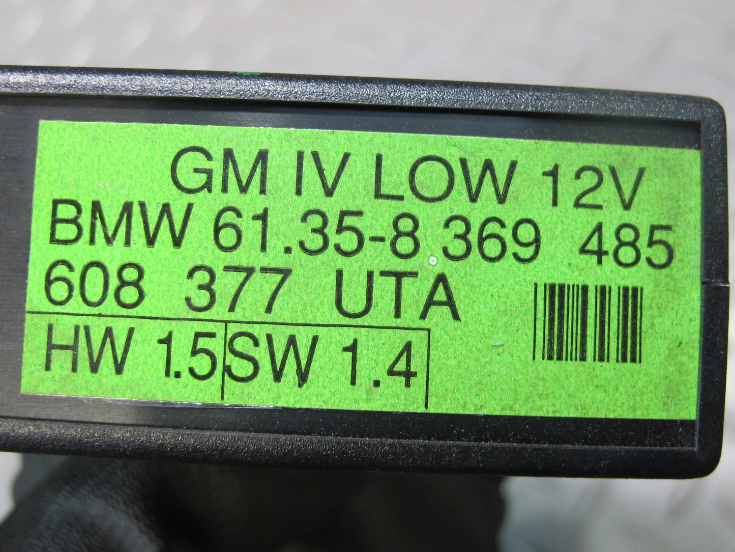 96-02 BMW E36/7 Z3 GM4 Body Control Module Unit BCM BCU 8369485 OEM