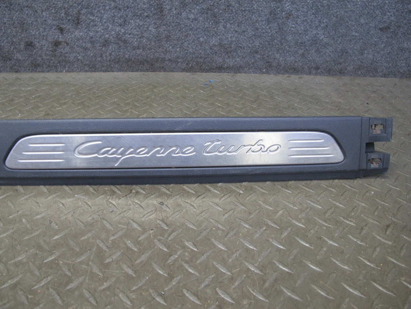 2011-2018 Porsche Cayenne 958 Front Left & Right Sill Scuff Plate Kick Panel Set