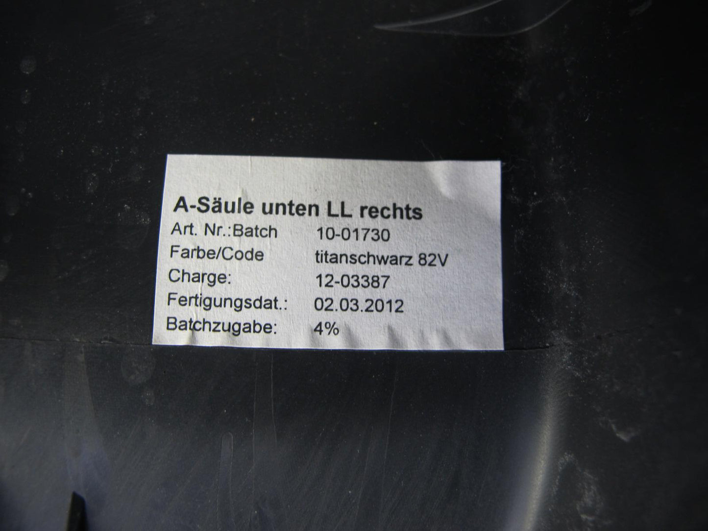 2011-2018 Porsche Cayenne 958 Front Left & Right Sill Scuff Plate Kick Panel Set