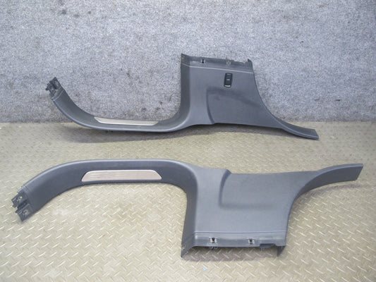 11-18 Porsche Cayenne 958 Right Left Side B Pillar Lower Trim Cover Panel Set