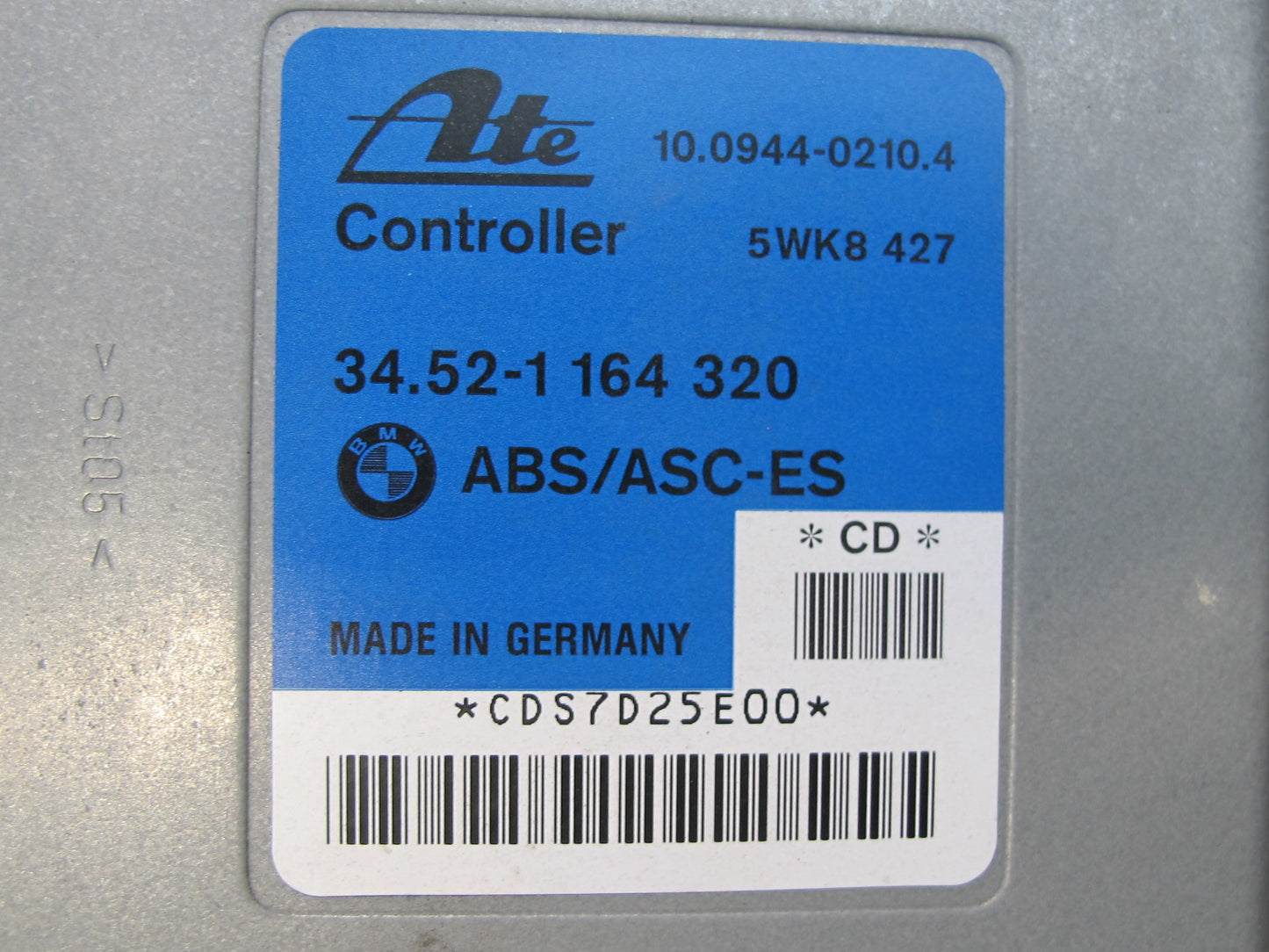 97-98 BMW E36/7 Z3 1.9L M44 Roadster ABS ASC Control Module Unit 1164320 OEM