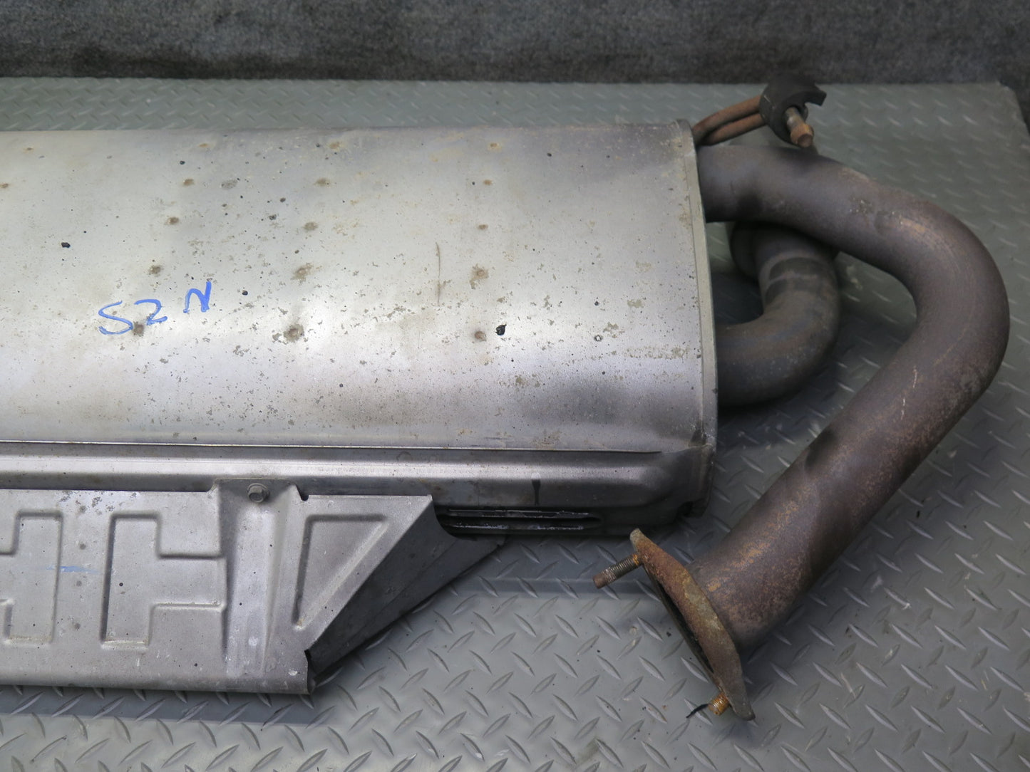 03-05 Nissan Z33 350Z VQ35DE Rear Exhaust Muffler w Tips 68K Miles OEM
