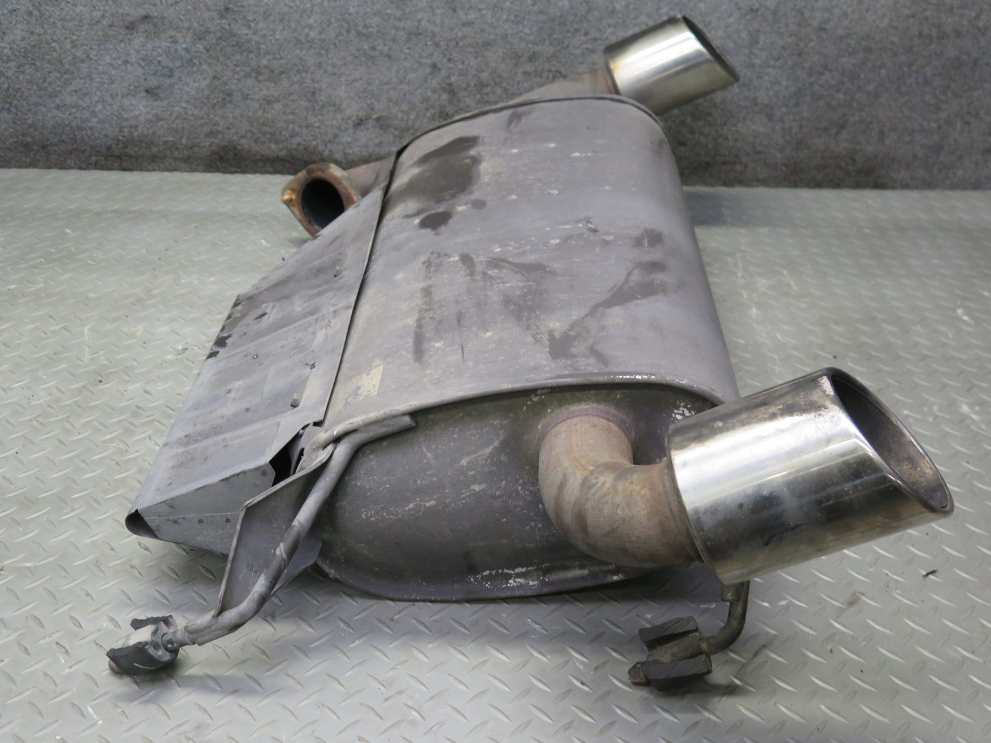 03-05 Nissan Z33 350Z VQ35DE Rear Exhaust Muffler w Tips 68K Miles OEM