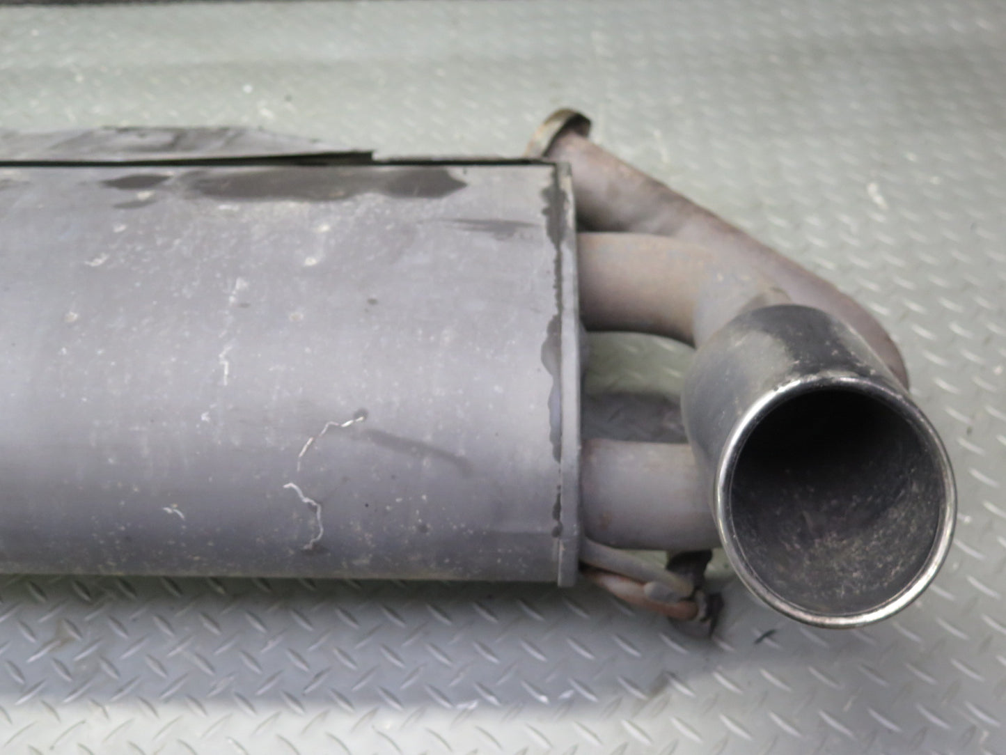 03-05 Nissan Z33 350Z VQ35DE Rear Exhaust Muffler w Tips 68K Miles OEM