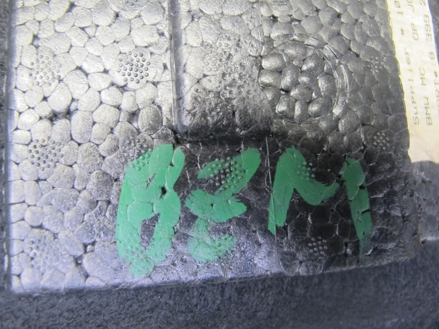 96-02 BMW E36/7 Z3 Roadster Rear Trunk Floor MAT Carpet Cover Gray 8399299 OEM