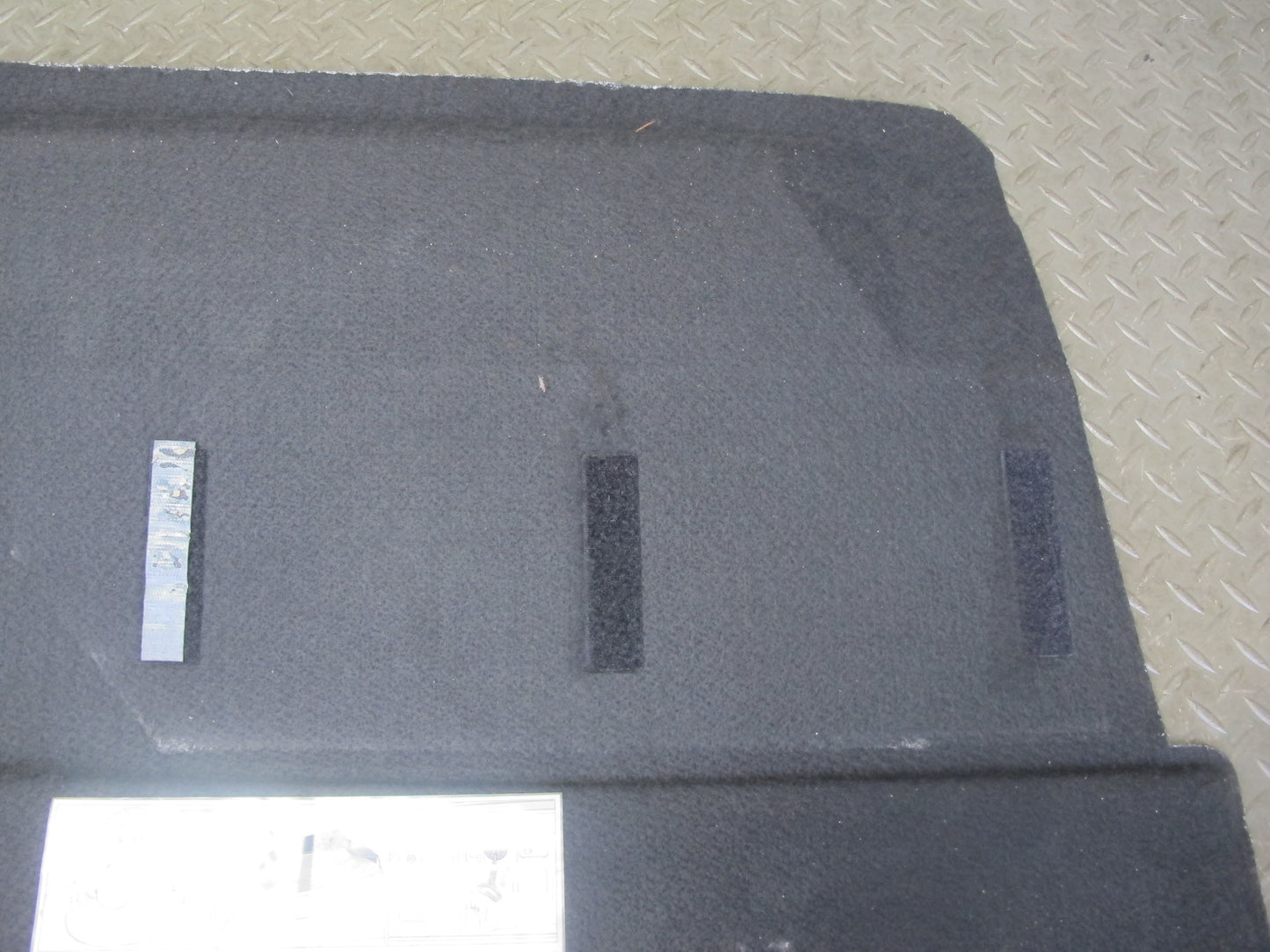 96-02 BMW E36/7 Z3 Roadster Rear Trunk Floor MAT Carpet Cover Gray 8399299 OEM