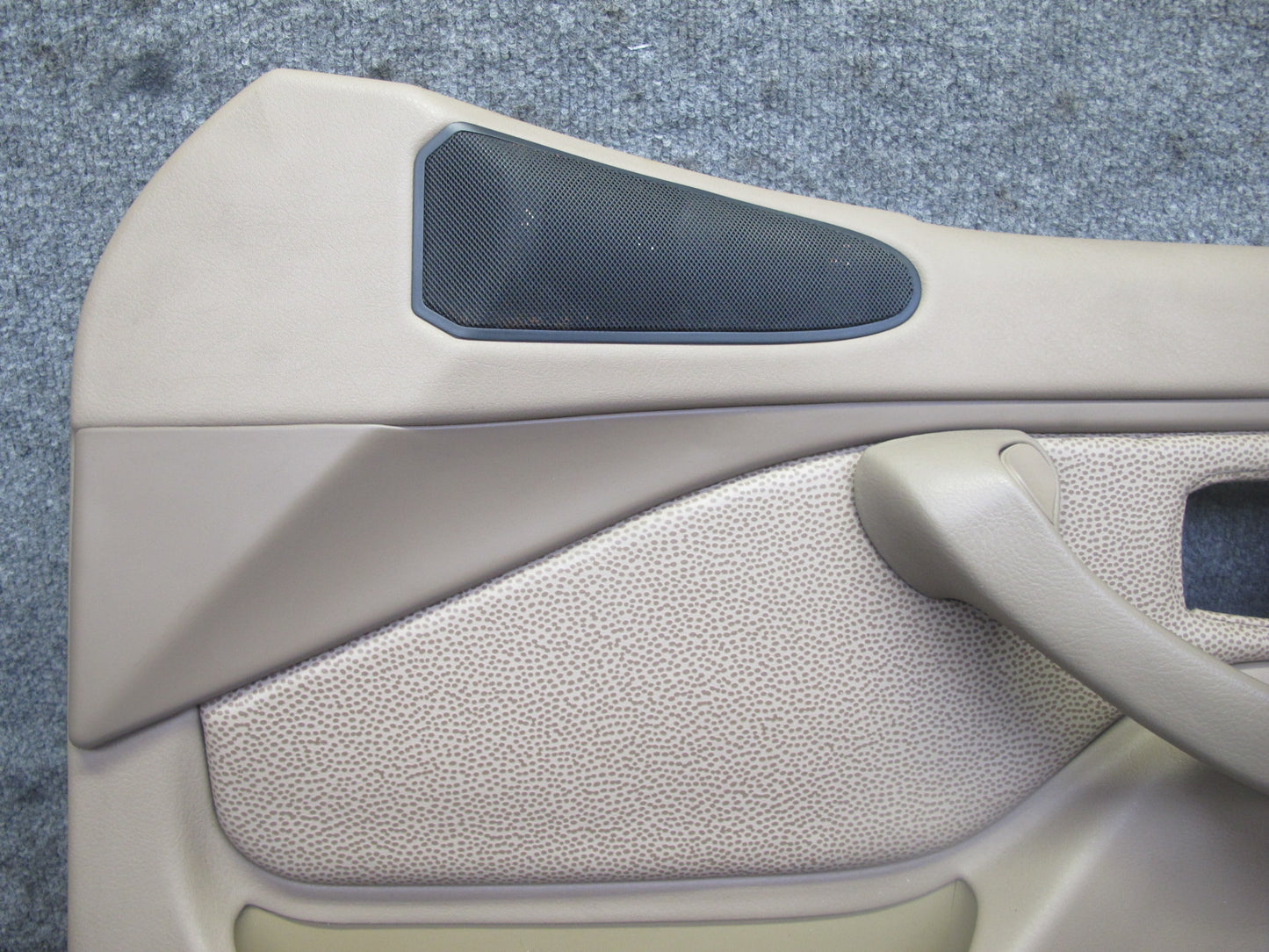 96-98 BMW E36/7 Z3 Right Passenger Door Interior Trim Panel Sand Beige OEM
