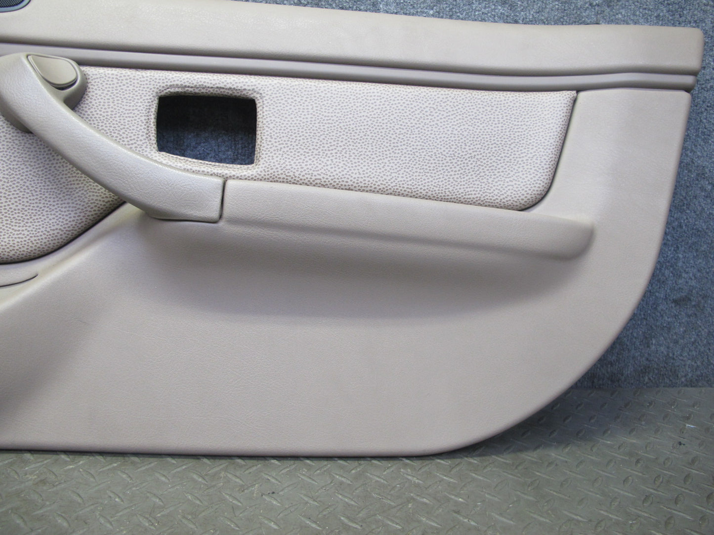 96-98 BMW E36/7 Z3 Right Passenger Door Interior Trim Panel Sand Beige OEM