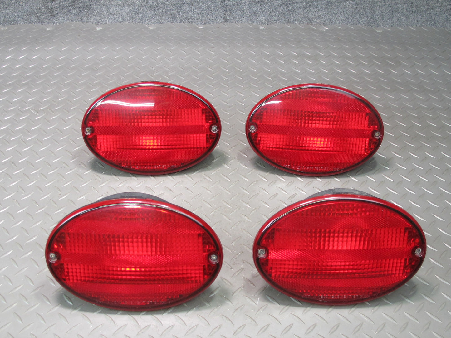 97-04 Chevrolet Corvette C5 Set of 4 Rear Left & Right Tail Light Lamp OEM