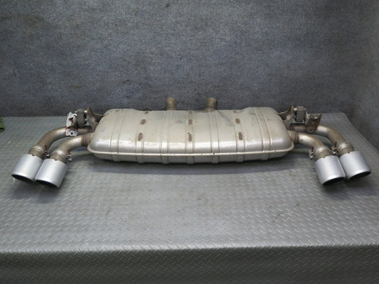 2011-2014 Porsche Cayenne 958 4.8L Turbo Rear Dual Exhaust Muffler W/ Tips 66K