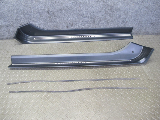 96-02 BMW E36/7 Z3 Roadster Set of 2 Door Scuff Sill Step Trim Plate w Seals OEM