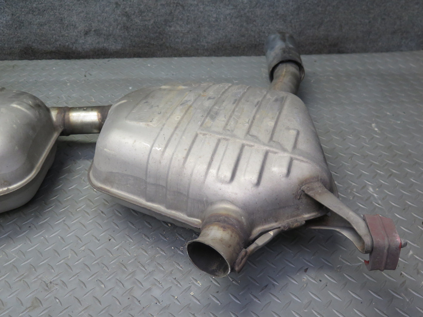 07-10 BMW E92 E93 335i N54 Set of 2 Rear Left  & Right Exhaust Muffler 64K OEM