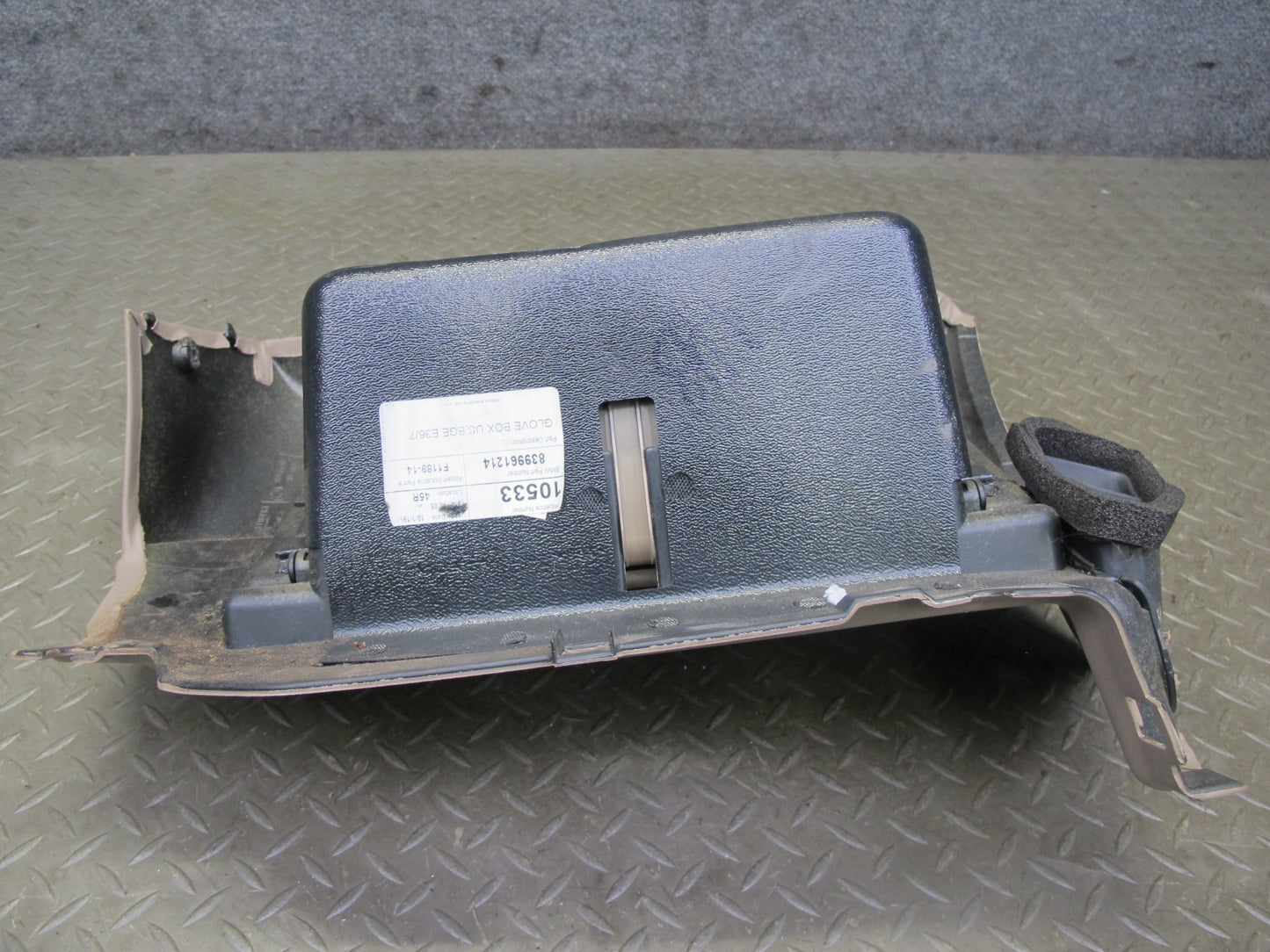 96-02 BMW E36/7 Z3 Dash Front Glove Box Compartment Storage Beige 8399612 OEM