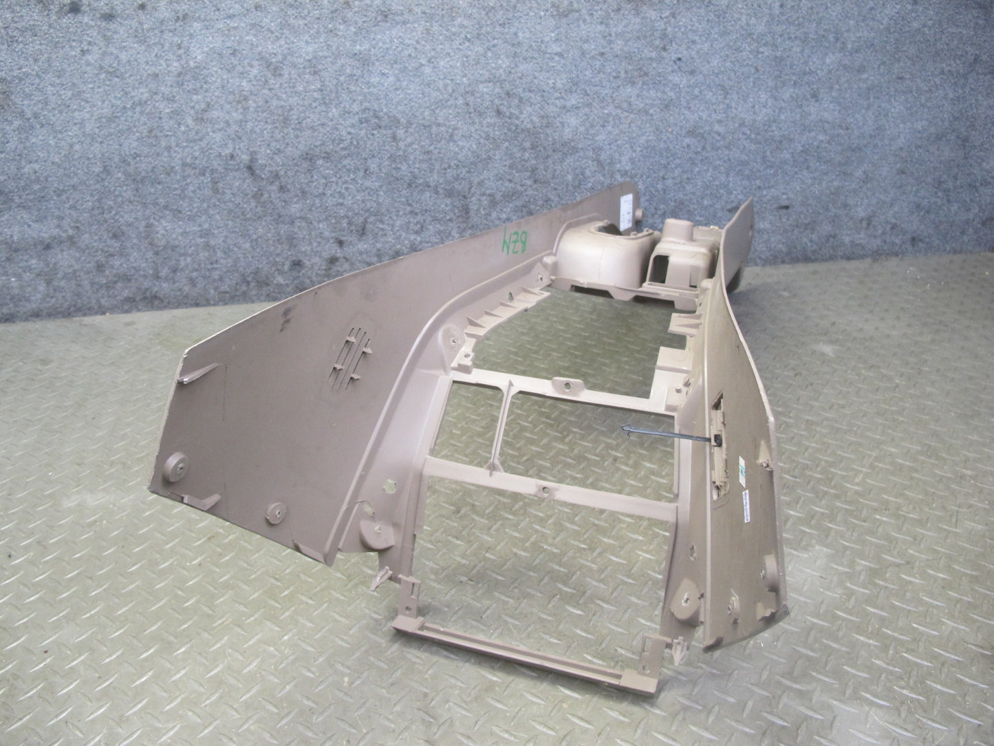 96-02 BMW E36/7 Z3 Roadster Center Console Trim Cover Panel Beige 8397523 OEM